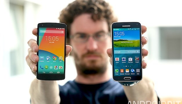 AndroidPIT Galaxy S Nexus 5 teaser