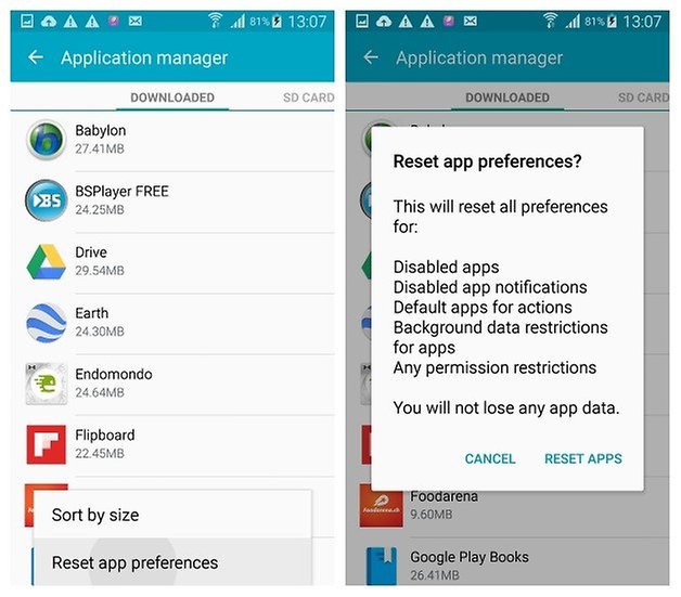 AndroidPIT Galaxy S4 Android 5 0 1 Lollipop Reset App Preferences