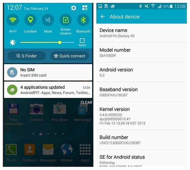AndroidPIT Galaxy S5 Android 5 0 Lollipop mute quick notifications
