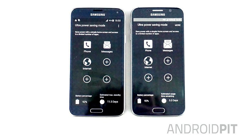 AndroidPIT Galaxy S6 Galaxy S5 ultra power saving mode