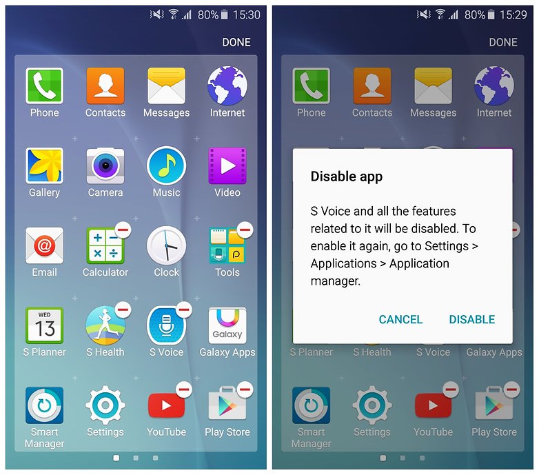 AndroidPIT Galaxy S6 disable s voice