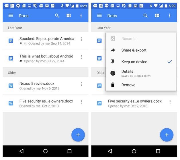 AndroidPIT Google Docs offline 2