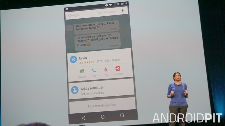 AndroidPIT Google I O 2015 Google Now Now on Tap