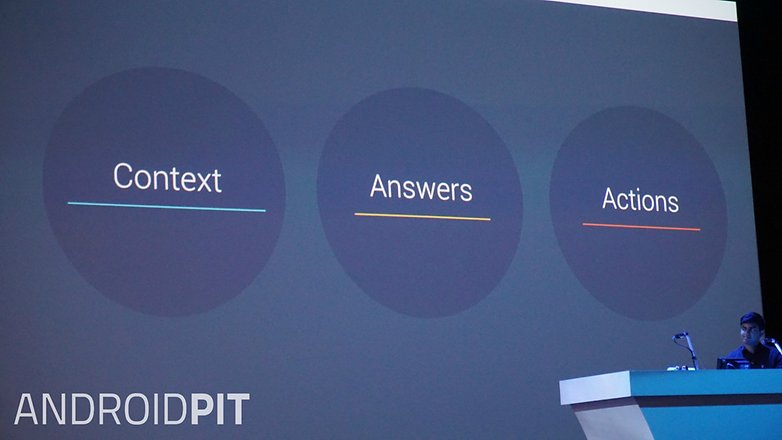 AndroidPIT Google I O 2015 Google Now context answers actions