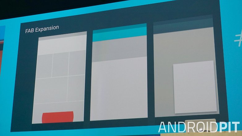 AndroidPIT Google I O 2015 Material Design layouts Floating action button