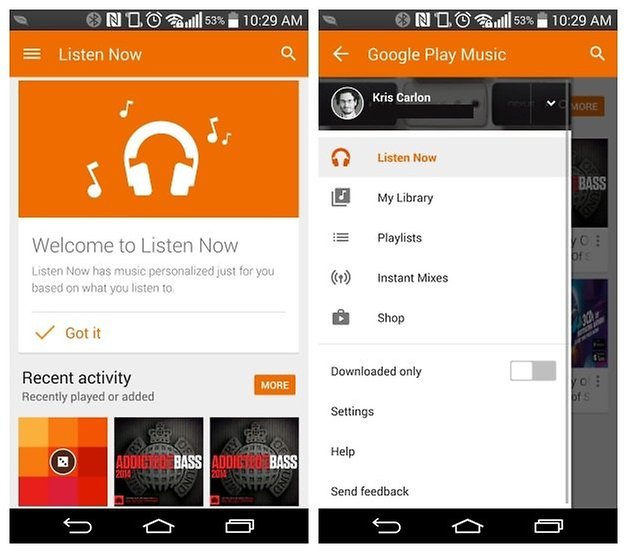 AndroidPIT Google Play Music