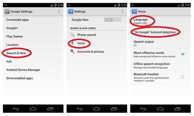 AndroidPIT Google Voice Settings