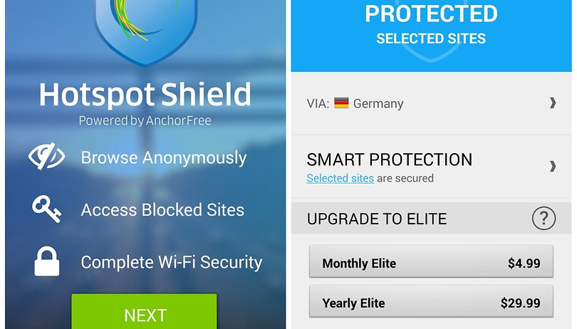 AndroidPIT Hotspot Shield VPN