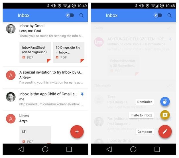 AndroidPIT Inbox by Gmail Invitation