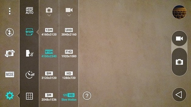 AndroidPIT LG G Flex 2 camera interface