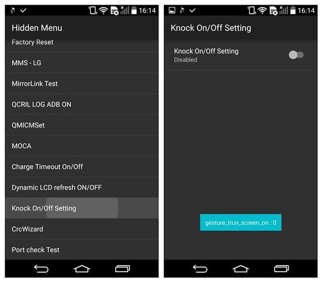 AndroidPIT LG G3 Android 5 0 Lollipop hidden menu knockon