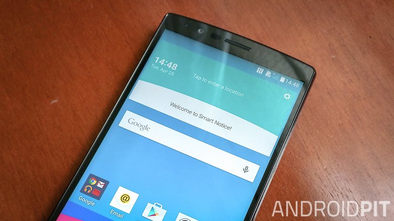 AndroidPIT LG G4 display edge