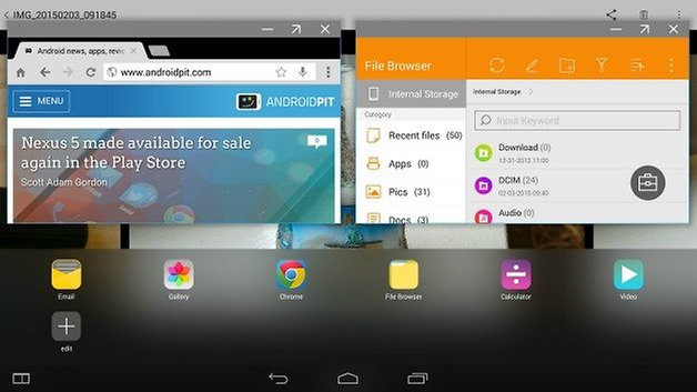 AndroidPIT Lenovo Yoga Tab 2 Pro multi window