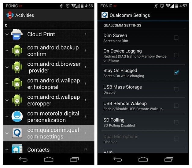 AndroidPIT Moto X Nova Launcher Qualcomm Settings 2