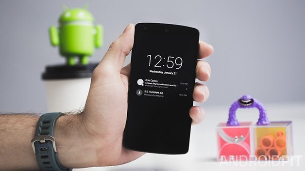 AndroidPIT Nexus 5 Ambient Display-varsling