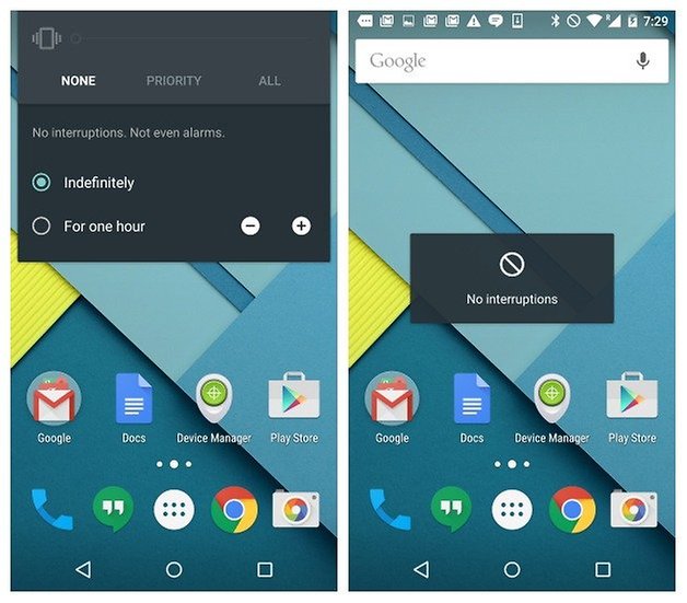 AndroidPIT Nexus 5 Android 5 0 1 Lollipop no notifications