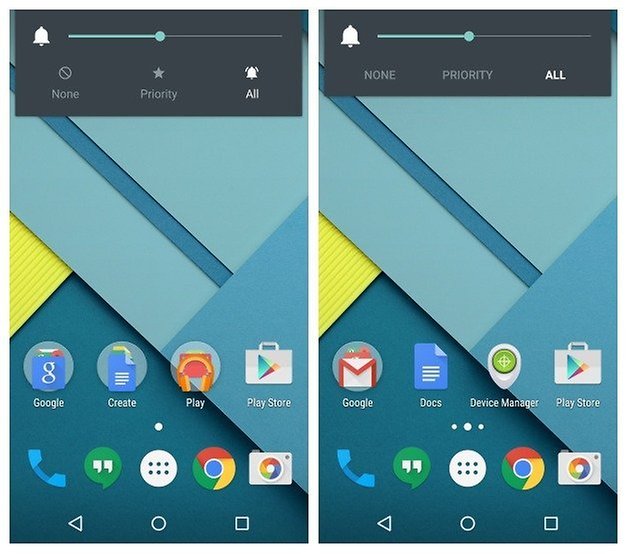 AndroidPIT Nexus 5 Android 5 1 Lollipop sound widget icons