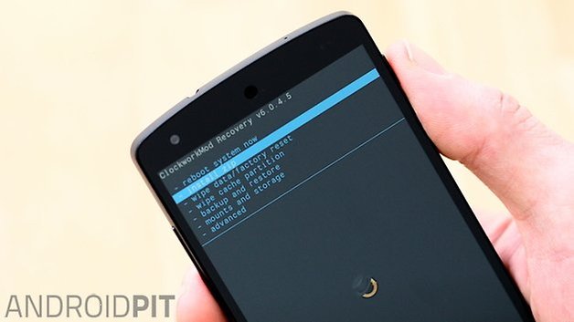AndroidPIT Nexus 5 CWM Recovery 1