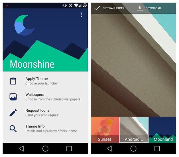 Pek Ikon AndroidPIT Nexus 5 Moonshine