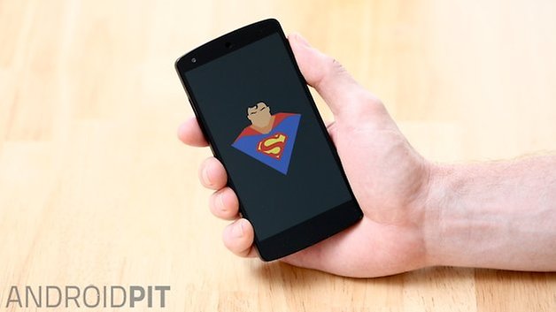 AndroidPIT Nexus 5 boot animation superman