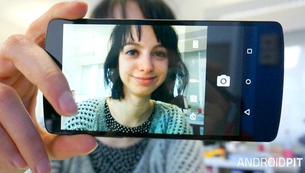 AndroidPIT Nexus 5 camera selfie