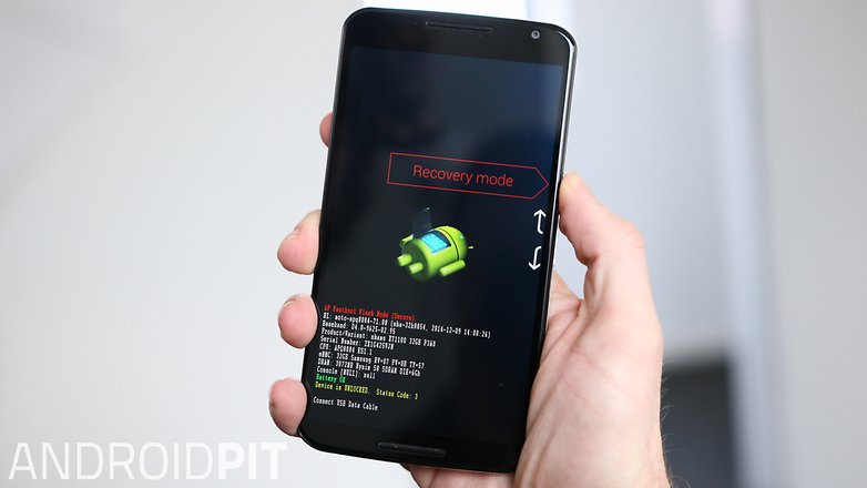 AndroidPIT Nexus 6 Recovery Mode