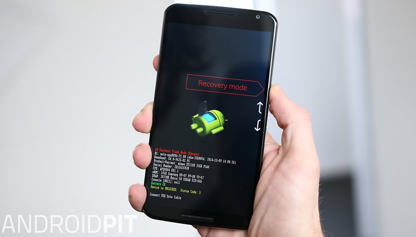 AndroidPIT Nexus 6 Recovery Mode
