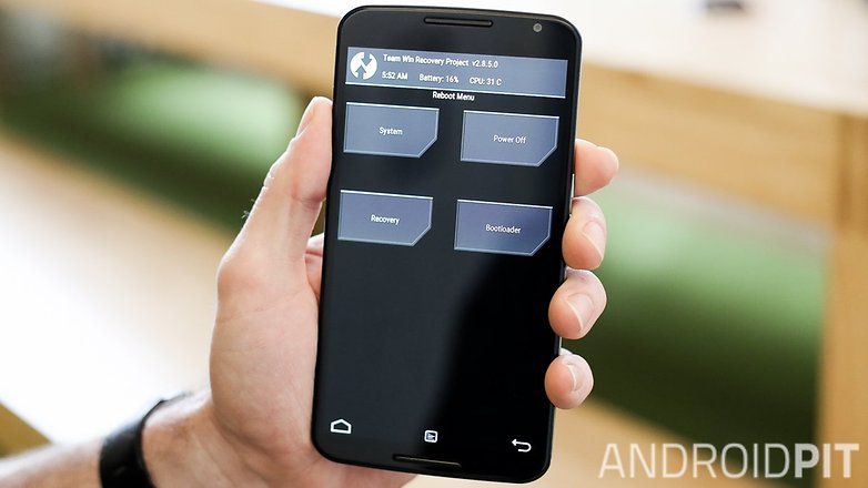 AndroidPIT Nexus 6 TWRP recovery