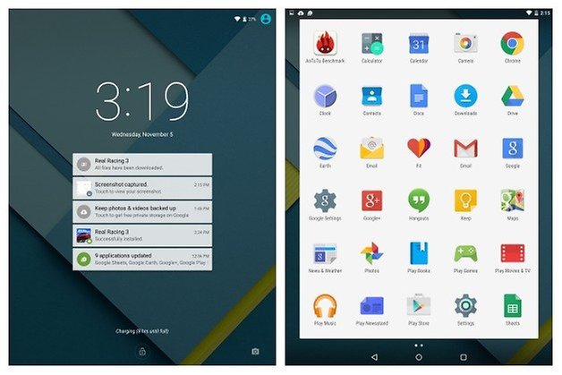 AndroidPIT Nexus 9 lockscreen apps