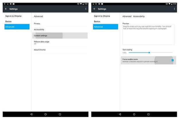 AndroidPIT Nexus 9 tips chrome