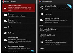 AndroidPIT Nova Launcher Beta Settings