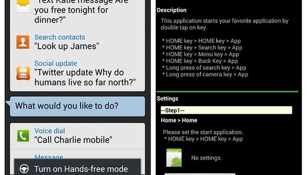 AndroidPIT S Voice Home2 Shortcut