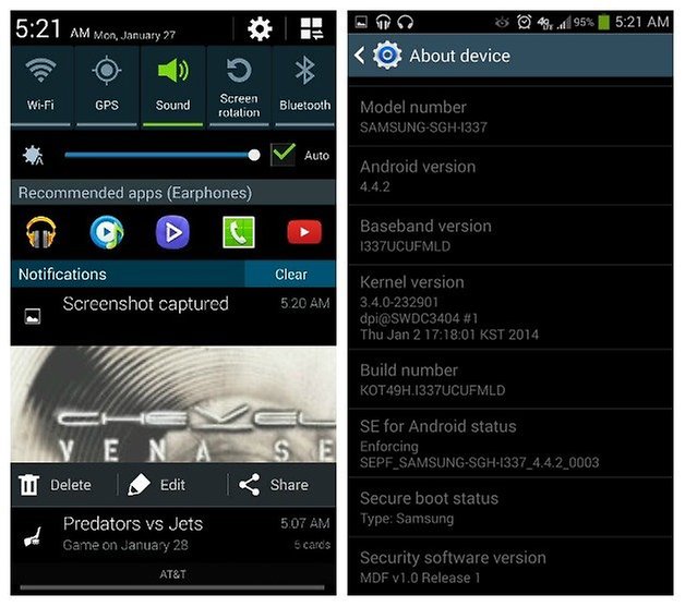 AndroidPIT S4 Android442 Leaked Firmware