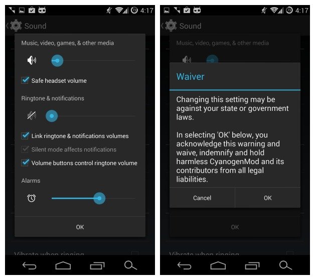 AndroidPIT Safe Headset Volume