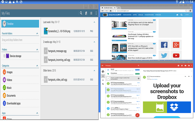 AndroidPIT Samsung Galaxy Note Pro 12 2 LTE multi window