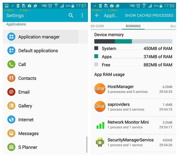 AndroidPIT Samsung Galaxy S5 Application Manager 1