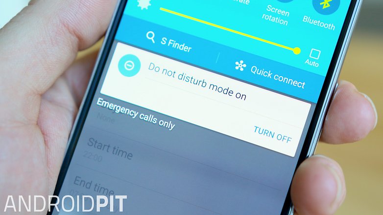 AndroidPIT Samsung Galaxy S6 do not disturb