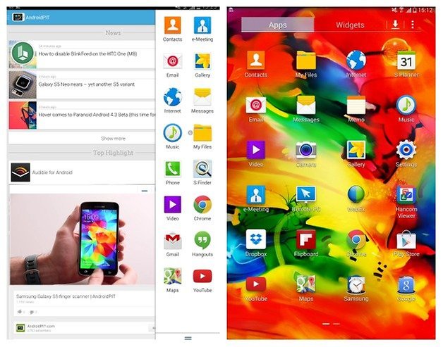 AndroidPIT Tab Pro Multitasking App Drawer