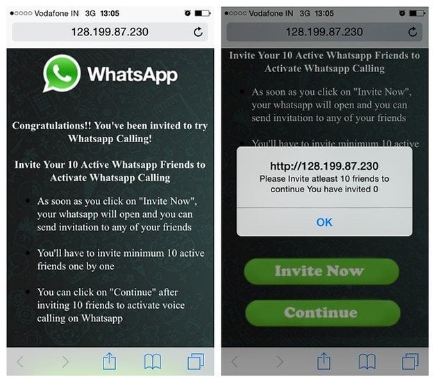 AndroidPIT WhatsApp voice calling scam iPhone