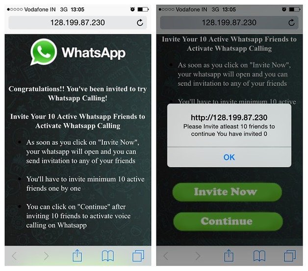 AndroidPIT WhatsApp voice calling scam iPhone