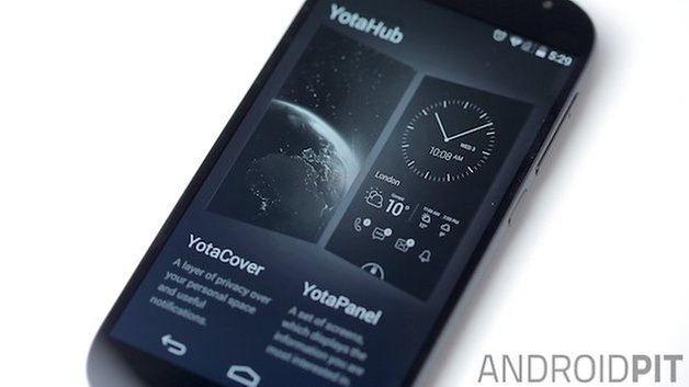 AndroidPIT Yotaphone2 back screen