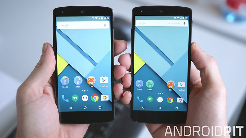 AndroidPIT google nexus 5 screen comparison