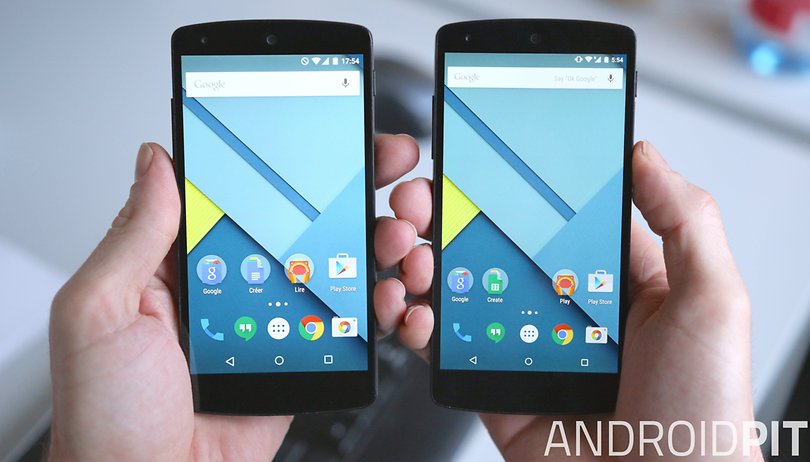 AndroidPIT google nexus 5 screen comparison