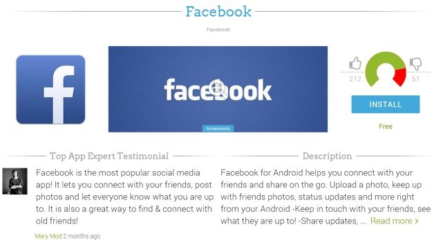 FacebookAppProfilePage