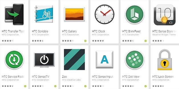 HTC Play Store Apps