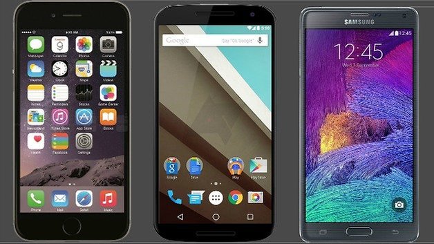 Note 4 vs iPhone 6 Plus vs Nexus 6