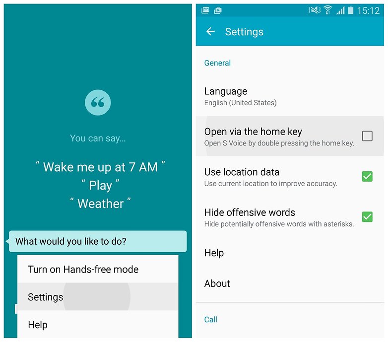 AndroidPIT Galaxy S4 Lollipop S Voice home button shortcut