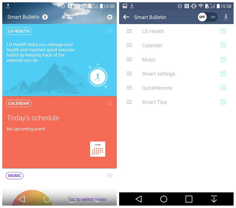 AndroidPIT LG G4 Lollipop Smart bulletin off