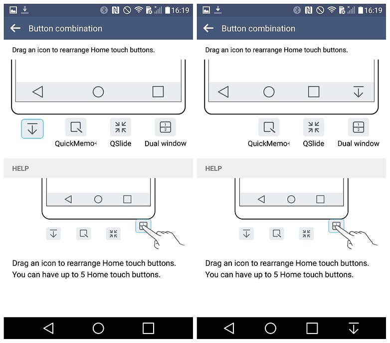 AndroidPIT LG G4 Lollipop edit navigation buttons