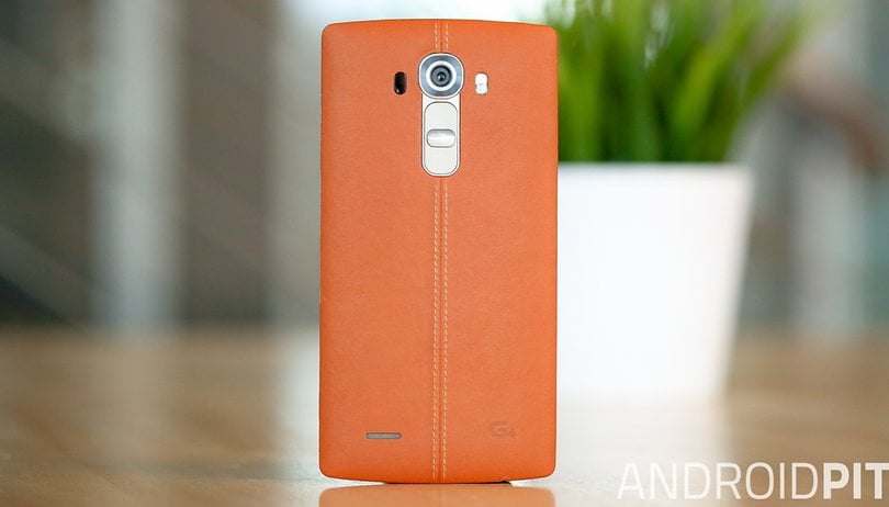 AndroidPIT LG G4 leather back